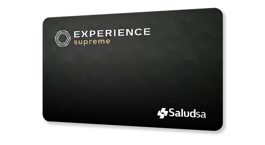 Tarjeta Experience Supreme de SaludSA